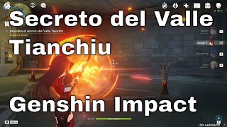 Descubre el secreto del Valle Tianchiu  Genshin Impact [upl. by Annaet]