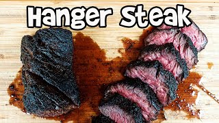 Hanger steak recipe on a BBQ [upl. by Oibesue]