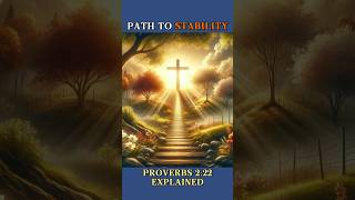 Proverbs 222 Explained Path To Stability bibleverse [upl. by Buller815]