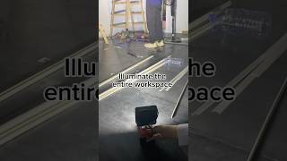 Lighting the entire workspace for milwaukee battery lighting shorts [upl. by Pulcheria751]