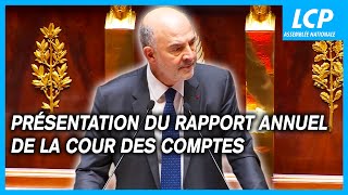 Pierre Moscovici  présentation du rapport annuel de la Cour des comptes  13032024 [upl. by Aisylla]