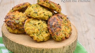 Rosti di patate e zucchine al Forno  Frittelle di verdure  Ricette che Passione [upl. by Dasie]