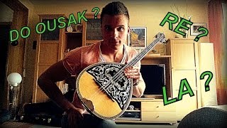 Themis BOUZOUKI LESSON 1  Taximi DO OUSAK [upl. by Trumaine]