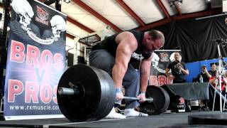 Derek Poundstone 850lb Deadlift [upl. by Launce]