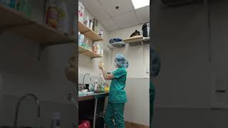 Ex2 Skill 5 Surgical Scrub Gowning and Closed Gloving [upl. by Selry]