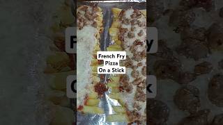 French Fry Pizza on a Stick familymealideas pizza frenchfries [upl. by Dralliw132]