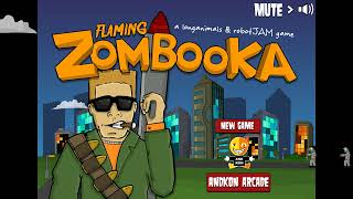 Flaming Zombooka Zombie Puzzle Game Full Playthrough [upl. by Nivloc]