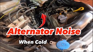 Alternator Noise when Engine is Cold  Detect Noise using sample tool [upl. by Aivatnahs]