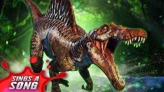 Spinosaurus Sings A Song Jurassic Park  World Dinosaur Parody Rap [upl. by Odoric]