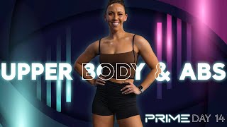 40 Minute Standing Upper Body Abs Workout  PRIME  Day 14 [upl. by Elicia]