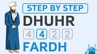 Learn to Pray Zuhr Salah Perfectly StepbyStep Guide to 4 Rakat Fardh Dhuhr  Male Hanafi Method [upl. by Elleiad211]