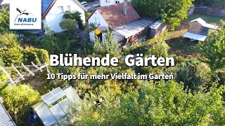 Blühende Gärten – 10 Tipps für mehr Vielfalt im Garten [upl. by Nalrah]