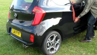 new 2011 Kia Picanto 10 litre 5 door review and 125 litre 3 door drive UK 2 of 2 [upl. by Codi]