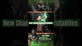 New Brutalities for Shang Tsung Mortal Kombat 1 Khaos reigns update noobsaibot subzero sindel [upl. by Amein]