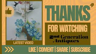 Welcome and Thank you from Second Generation Antiques [upl. by Ahtibbat]