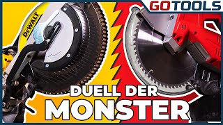 Der große MonsterKappsägen Vergleich  Teil 2  DeWalt DWS780QS VS Milwaukee MS304DB  Verlosung [upl. by Aerdnek766]