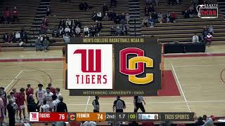 Wittenberg Mens Basketball vs Oberlin 112923 [upl. by Oratnek]