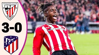 Athletic Bilbao 3 × 0 Atletico Madrid  Extended Highlight and All Goals Copa Del Rey 202324 HD [upl. by Einnij]