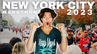 I WENT TO THE BIGGEST MARATHON IN THE WORLD  NEW YORK CITY MARATHON 2023 [upl. by Attelliw]