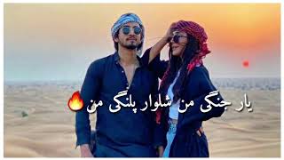 یار جنگی من شلوار پلنگی من🔥New mast irani song  Afghanistan Must watch it 👌 with lyrics [upl. by Renault630]