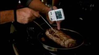 Stuffed Pork Loin Recipe  How to Check Meat Temperature for Stuffed Pork Loin [upl. by Fairweather]