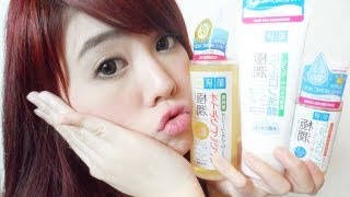 Hada Labo  Step by step use การทำความสะอาดผิว amp เตรียมผิวให้พร้อมบำรุง  YuRi Ukuri [upl. by Aroled]