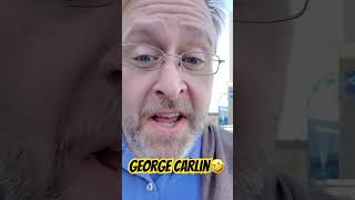 George Carlin impersonation comedian impressions shorts impressions georgecarlin 🤣🤣 [upl. by Jew]