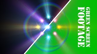 4K Colorful Light Show  GREEN SCREEN Footage AAVFX [upl. by Ennairol]