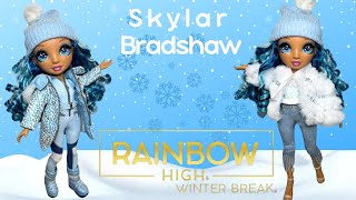 Rainbow High Winter Break  Skylar Bradshaw  Unboxing amp Review  I LOVE HER [upl. by Anerys]