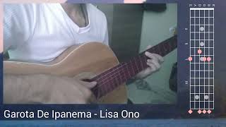 Garota De Ipanema  Lisa Ono Bossa Nova Guitar Tutorial [upl. by Anetta86]