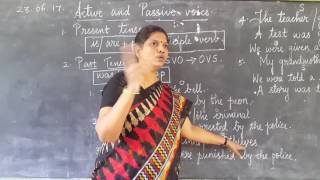 2 Active and Passive voice  Past Tense [upl. by Oiretule]