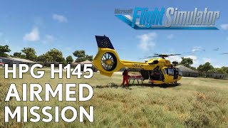 Real Helicopter Pilot Tries Rescue Mission in Microsoft Flight Simulator with the HPG Airbus H145 [upl. by Aray962]