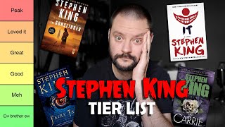 Tier ranking every Stephen King book Ive read [upl. by Hartnett558]