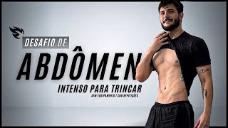 Treino de ABDOMINAL intenso  10 MIN em casa sem equipamentos [upl. by Ymmac]