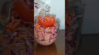 Spicy Coleslaw without Mayoyoutubeshorts trending easy food shorts recipe reels tiktok [upl. by Quartus926]