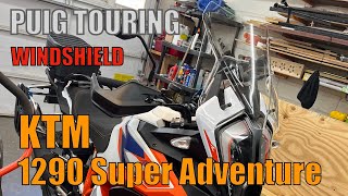 Puig Windshield 2024 KTM1290 Super Adventure [upl. by Nitsua]