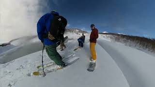 Cat Snowboarding in Niseko Japan  Chisenupuri  January 2024 [upl. by Kleon351]