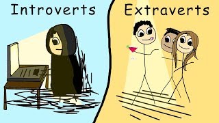 Casually Explained Introverts and Extraverts [upl. by Golliner915]