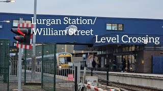 Lurgan Station Level Crossing Craigavon Thursday January 11012024 [upl. by Duane]