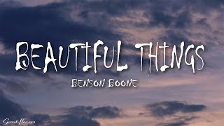 Benson Boone  Beautiful Things Lyrics [upl. by Garibold]