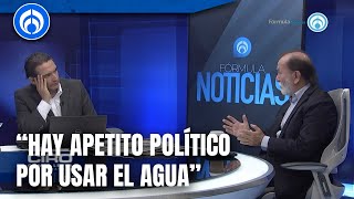 Epigmenio regaña a Feregrino por opinión sobre problemas de agua en CDMX [upl. by Vachell465]