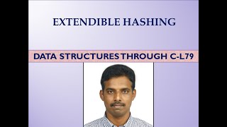 EXTENDIBLE HASHING LEC79 [upl. by Nyliak68]