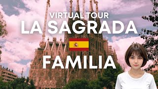 La Sagrada Familia Spain  Virtual Tour With AI Girl [upl. by Clarance403]