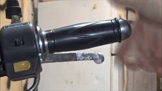 Scooter Throttle Replacement How To [upl. by Anyg409]