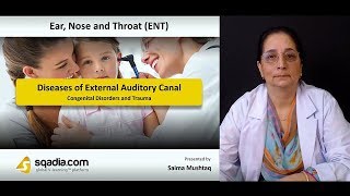 Diseases of External Auditory Canal  Ear Nose Throat Lecture  VLearning [upl. by Ainoyek]