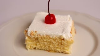 Tres Leches Cake Recipe  Laura Vitale  Laura in the Kitchen Episode 383 [upl. by Lenoyl]