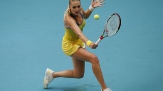 2013 Open GDF Suez Quarterfinal WTA Highlights [upl. by Bartel864]