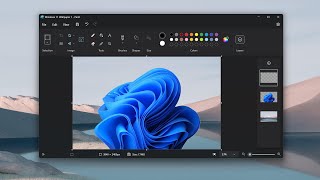 How to use Layers in Paint app for Windows 11  Now more widely available [upl. by Gainor446]