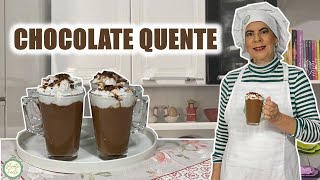 CHOCOLATE QUENTE  Prato Feito com Cybele [upl. by Blaise]