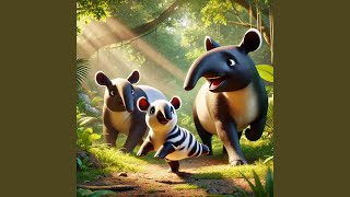 The Malayan Tapir Tapirus indicus Song for Kids  Nursery Rhymes Educational [upl. by Ainafetse]